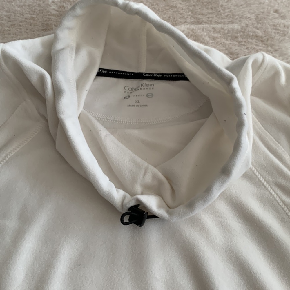 Calvin Klein Women’s XL Cowl Hoodie  off white - Picture 4 of 14